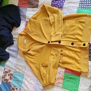 Yellow cute Cardigan